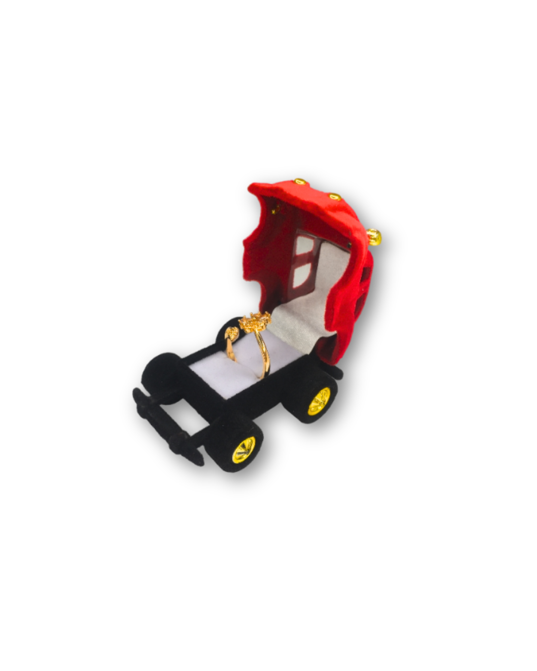 Red velvet car gift box