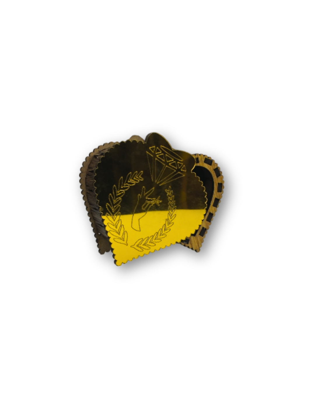 Wooden Heart Gift Box