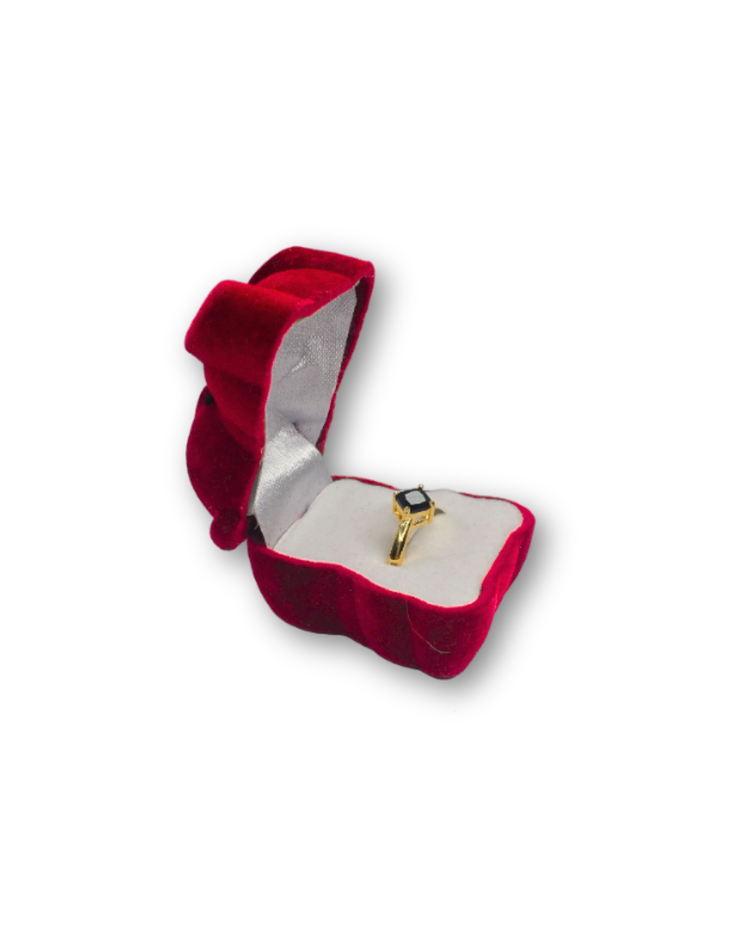 Red velvet bear gift box