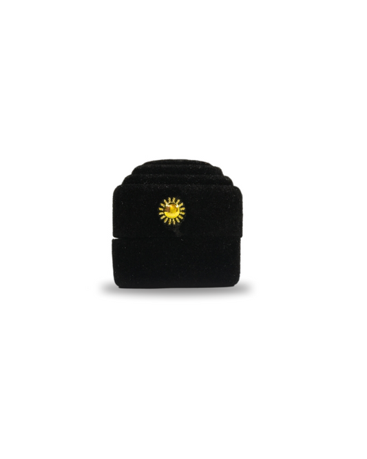 Black velvet box